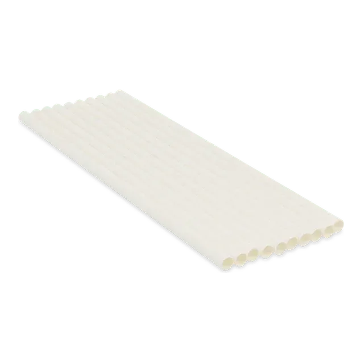 Papirsugerør hvide (230 x 8 mm)