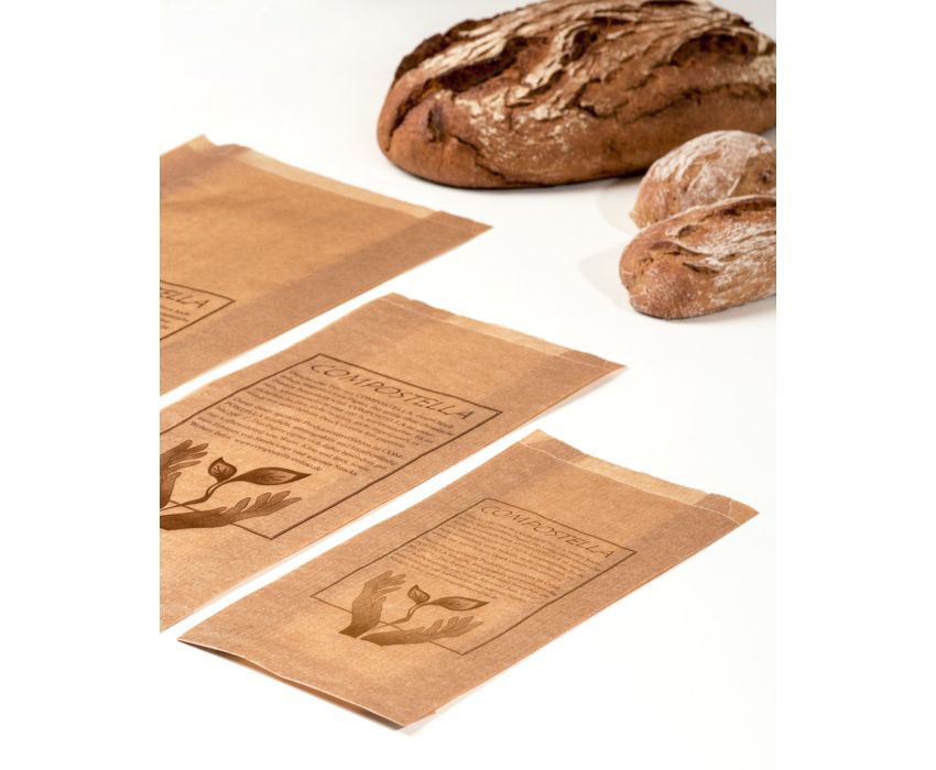 Compostella brødpose - stor - 1000 stk