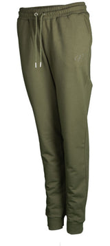 Papillon svedbukser manchet damer camouflage grøn størrelse 3xl