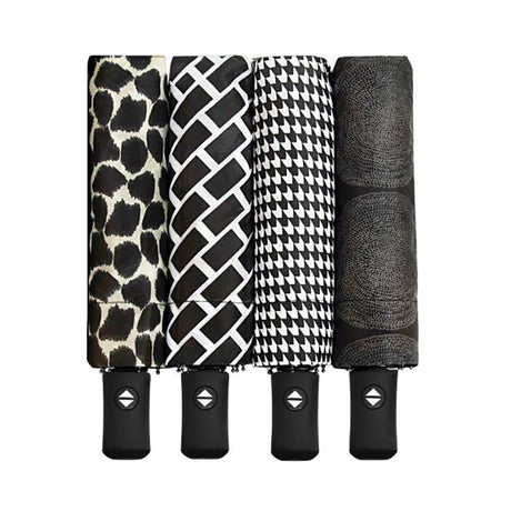 Impliva falconetti paraply åbner automatisk + luk mini størrelse design assorteret