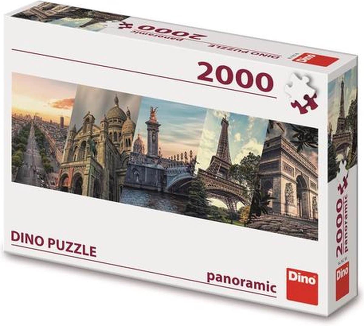 Dinotoys dino puslespil - panoramisk Paris - 2000 brikker