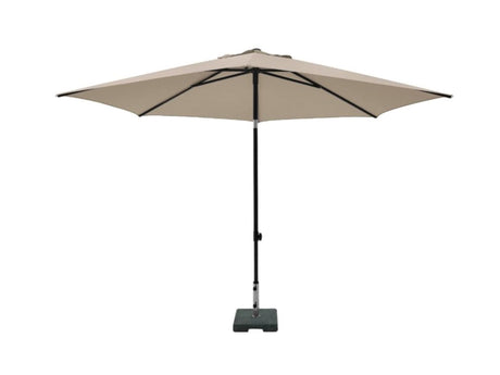 Madison parasol mykanos push-up rund 250 cm med vippefunktion 100% poly ecru