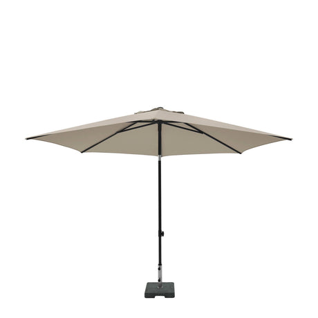 Madison parasol elba push-up rund 300 cm med vippefunktion 100% pol ecru