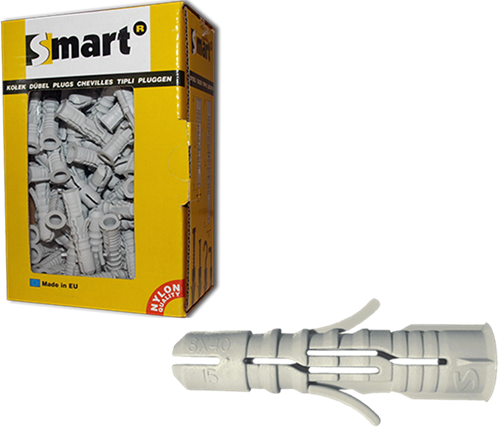 Pgb-europa smart | kraftig nylon multif. stik ø 8x40 | 100 stk sm00bpn00080040e