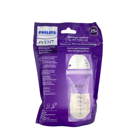 Philips avent philips bewaarzakjes avent 25 stuks