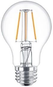 Philips LED GLS E27 3,4-40W 2700K glødetråd klar dæmpbar - LED3774