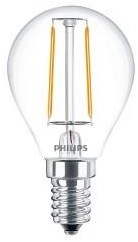 Philips LED bullet E14 2-25W 2700K filament klar blister - 5101502