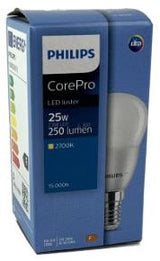 Philips led kogel e14 2,8-25w 2700k mat - led3325