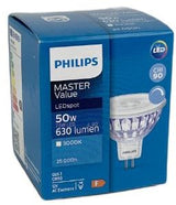 Philips led spot gu5.3 12v 7,5-50w 3000k dimbaar - led3554