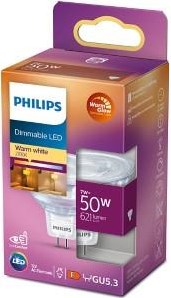 Philips LED 50W Gu5.3 WW 12V 36D WGD SRT4-belysning