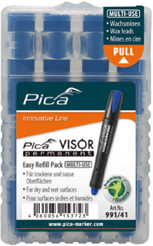 Pica 991 41 visir permanent refill | blå - pi99141