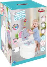 Pilsan Elephant Education Plaspot White Grey