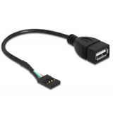 Fastgør header til USB A-kabel