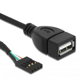 Fastgør header til USB A-kabel