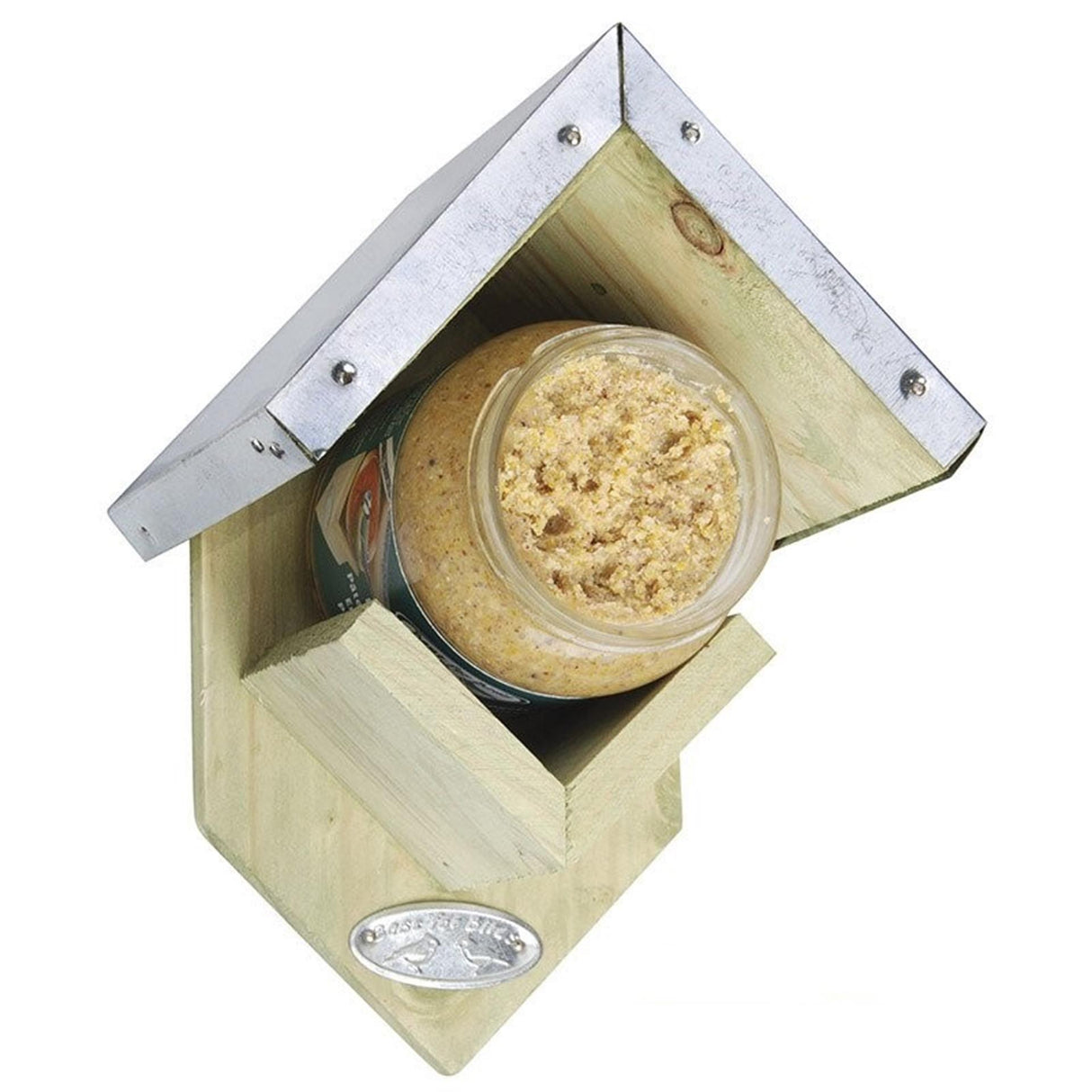 Esschert design peanutbutter fuglefoder 15x13x20cm grantræ zink