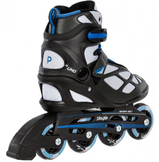 Playlife Inline Skates Black 80 Softboot 82A sort størrelse 37