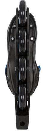 Playlife Inline Skates Black 80 Softboot 82A sort størrelse 37