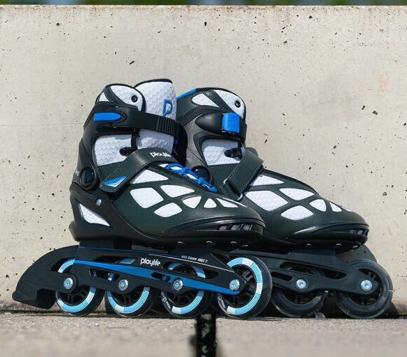 Playlife Inline Skates Black 80 Softboot 82A sort størrelse 45