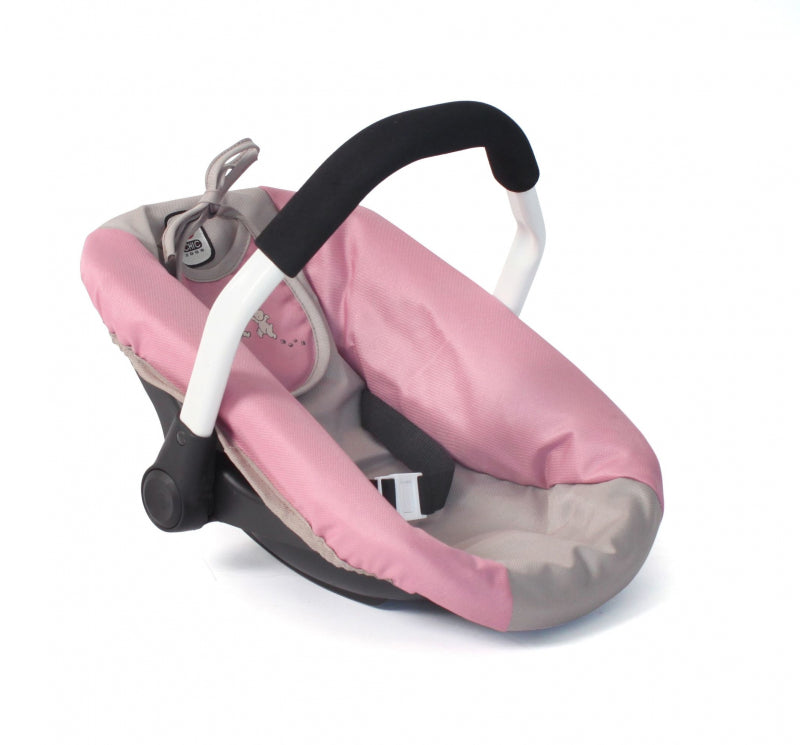 Bayer chic dukke autostol (pink taupe bjørn)