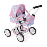 Bayer smart dukkevogn smarty (blomster hvid pink)