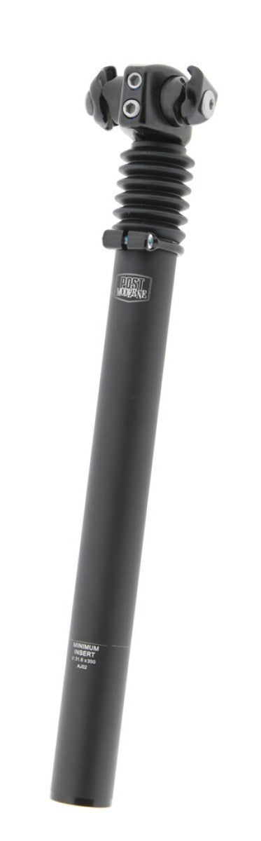 Postmoderne postmoderne affjedret sadelpind pm-207 350 31.6, mat sort
