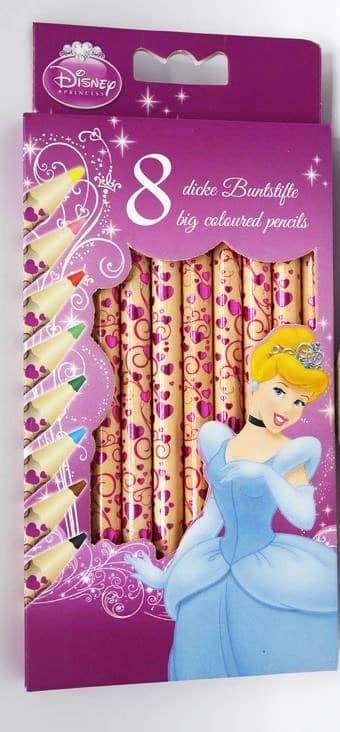 Van der Doelen Disney Princess - tykke farveblyanter