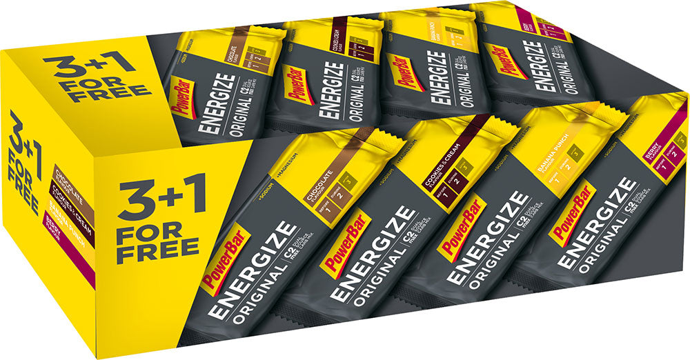 Powerbar energize original bar multiflavor 3+1 bedst før dato 02 26