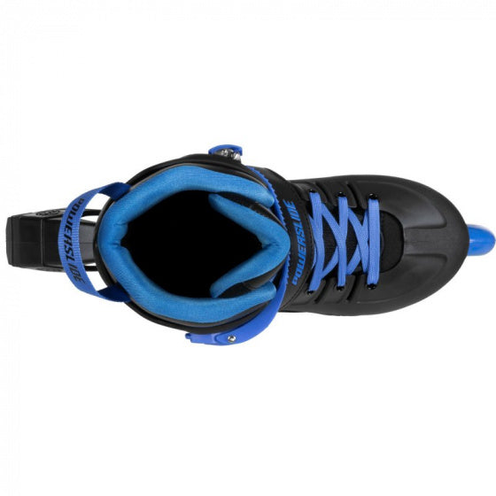 PowersLide One Stargaze Inlineskates 85A sort blå størrelse 37 40