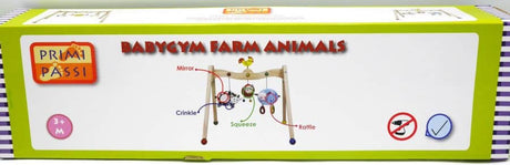 Jonotoys primi passi - træ babygym husdyr
