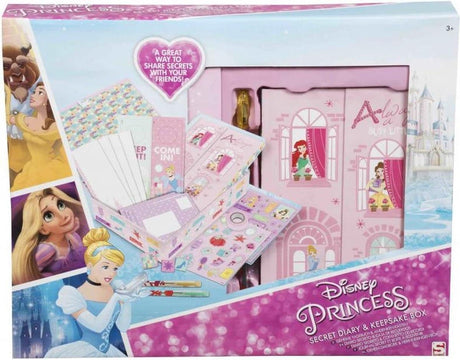 Mærkeenhed Disney prinsesse hemmelig dagbog og opbevaringsboks