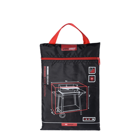 Pro havegrillbetræk 95x75x50 cm sort