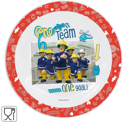 Middagstallerken brandmand sam 21 cm | 24 stk