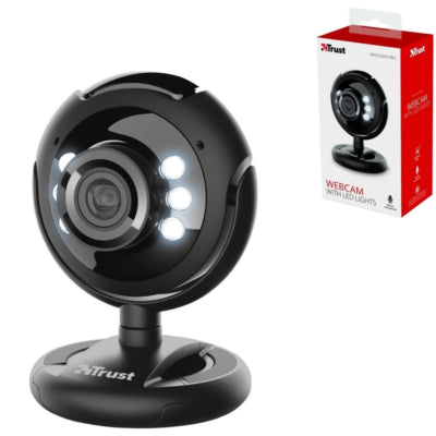 Trust webcam spotlight pro sort 7 cm | 50 stk