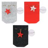 Stern fabrik gaveemballage Julefilt 18 cm 3 assorteret | 48 stk