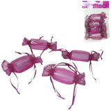 Mini gaveemballage lilla 13 cm sæt med 4 | 48 stk