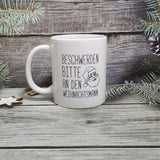 Weihnachtsmann krus hvid 350ml | 24 stk