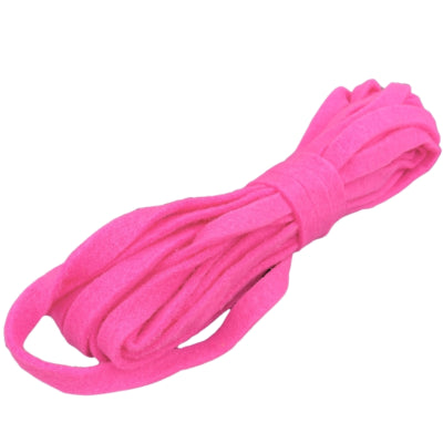 Dekorativt bånd filt pink 10 m | 24 stk