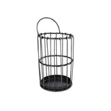 Kurv Jill metal grå 17 cm | 12 stk