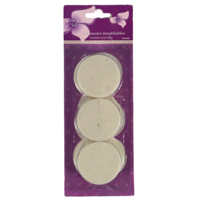 Konfetti rund elfenben 100 g | 24 stk