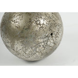 Dekorationskugle metallic grå 12 cm | 12 stk