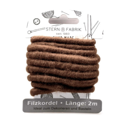 Stern fabrik filtsnor brun 2 m | 36 stk