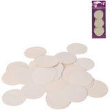 Konfetti rund elfenben 100 g | 24 stk