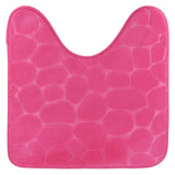 Toiletmåtte fuchsia mikrofiber 50 x 50 cm | 16 stk