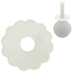 Stjernsund lysering loua blomst hvid glans 9,3 cm | 24 stk