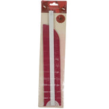 Dekorativ vifte bordeaux 60 cm | 24 stk