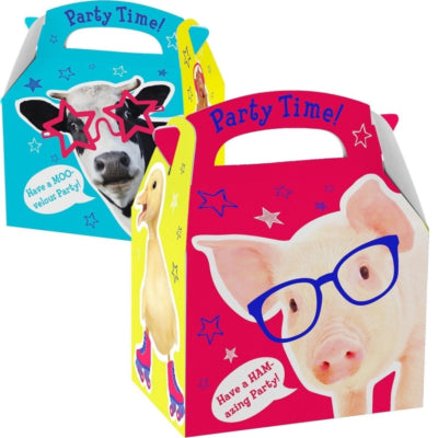Amscan treat box husdyr 17 cm | 75 stk