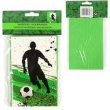 Fodbold invitationskort 14 cm 8 stk | 36 stk