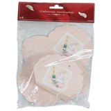 Gaveemballage pink 11 cm sæt 6 stk | 24 stk