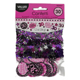 Amscan konfetti 30 år pink 34 g | 48 stk