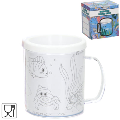 Farv din egen kop havdyr 250 ml | 36 stk
